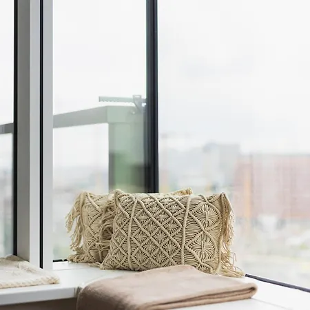 Panorama 1-bedroom On Floor 13 With View And Parking By Skyviews شقة براتسيلافا